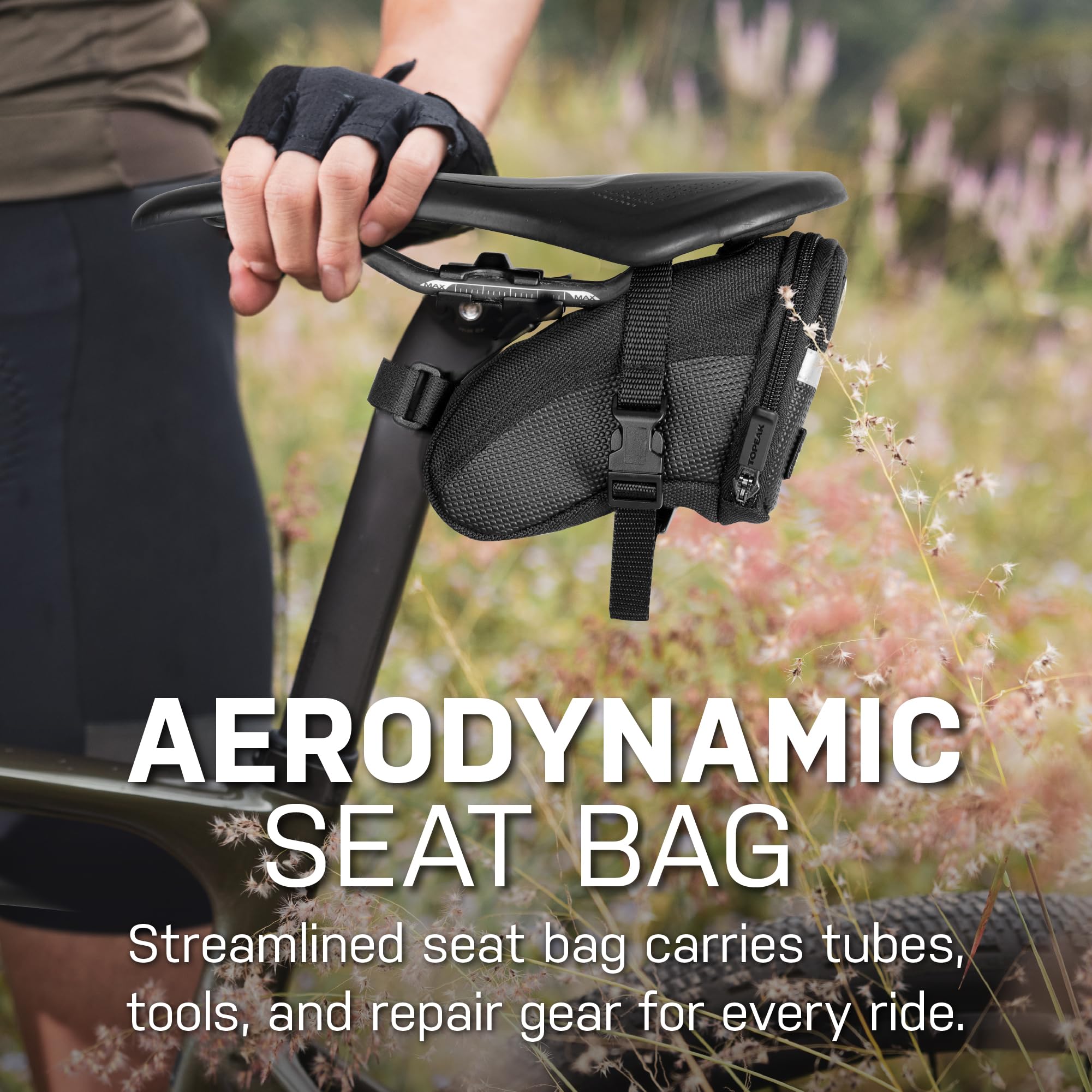 Amazon | TOPEAK(トピーク) Aero Wedge Pack (Strap Mount) Sサイズ